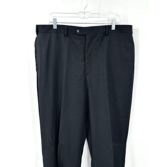 JOS A BANK SIGNATURE COLLECTION 2 piece suit stretch wool pinstripe blue 44R - Picture 8 of 12